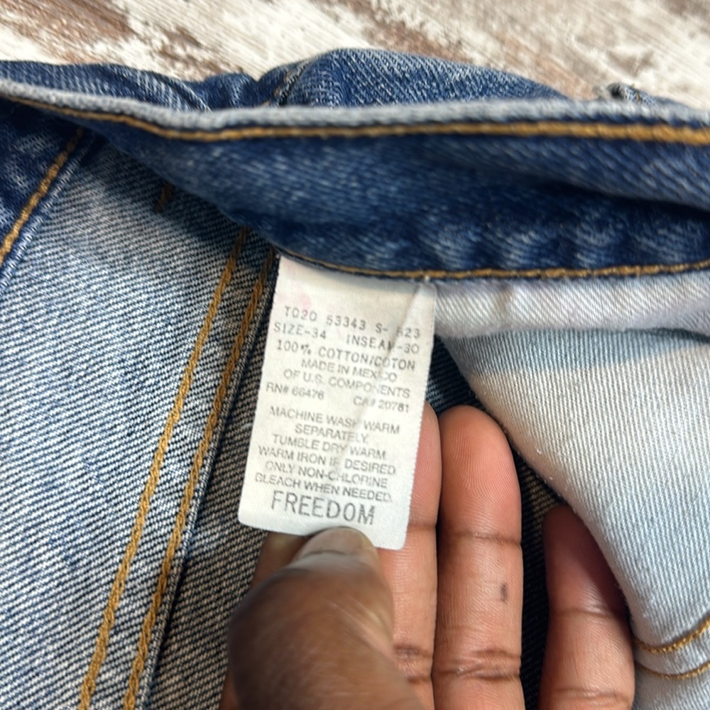 Vintage Tommy Hilfiger Tommy Jeans FREEDOM Sz 34/30 - Picture 13 of 13
